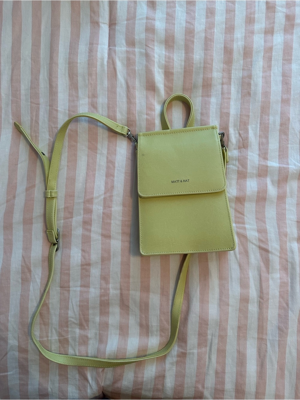 Matt & Nat Lime Green Crossbody Bag